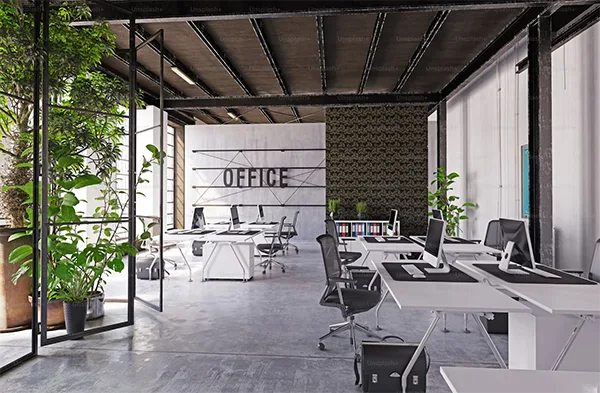 Biophilic design office 