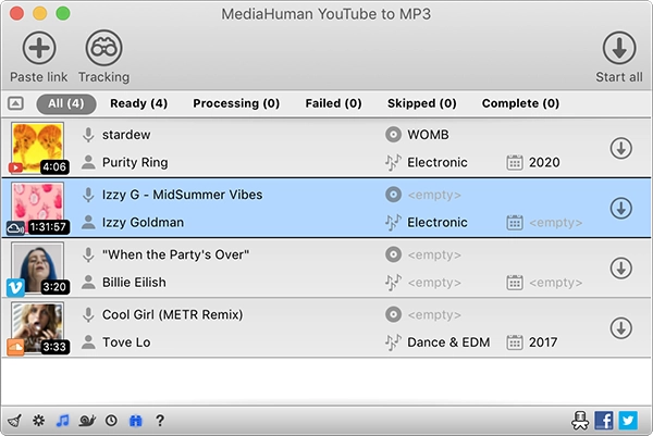 MediaHuman YouTube to MP3 Converter 