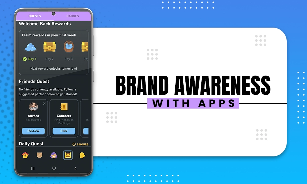 brand awareness with app