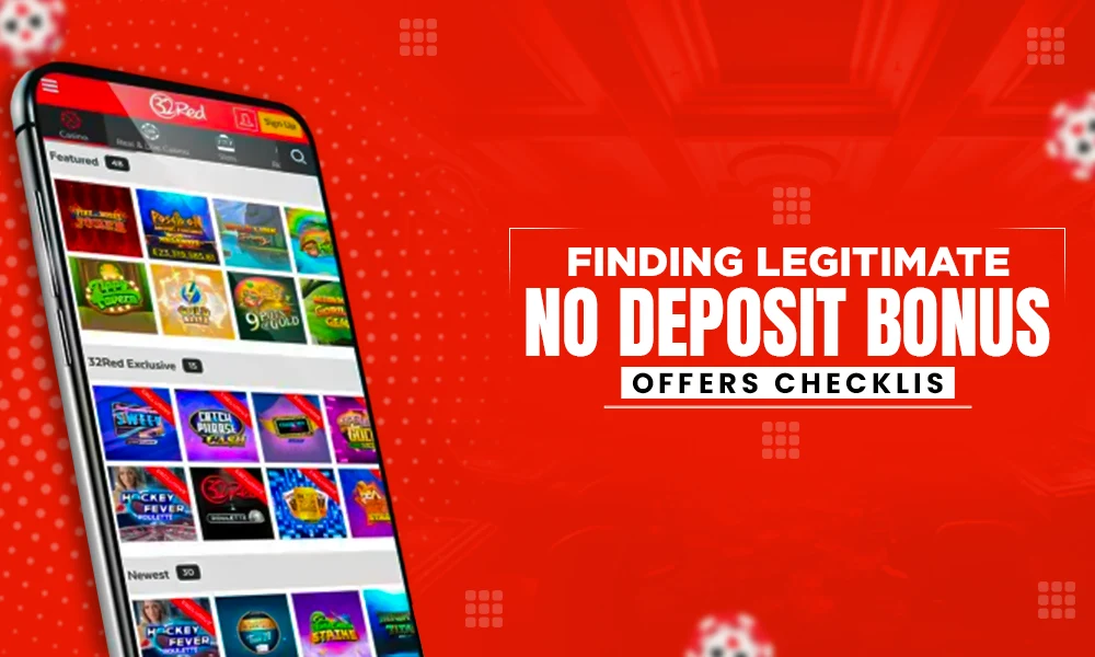 finding legitimate no deposit bonus offers checklist