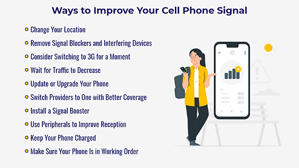 ways to improve your cell phone signals 