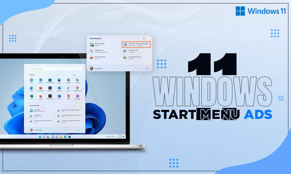 windows 11 start menu ads