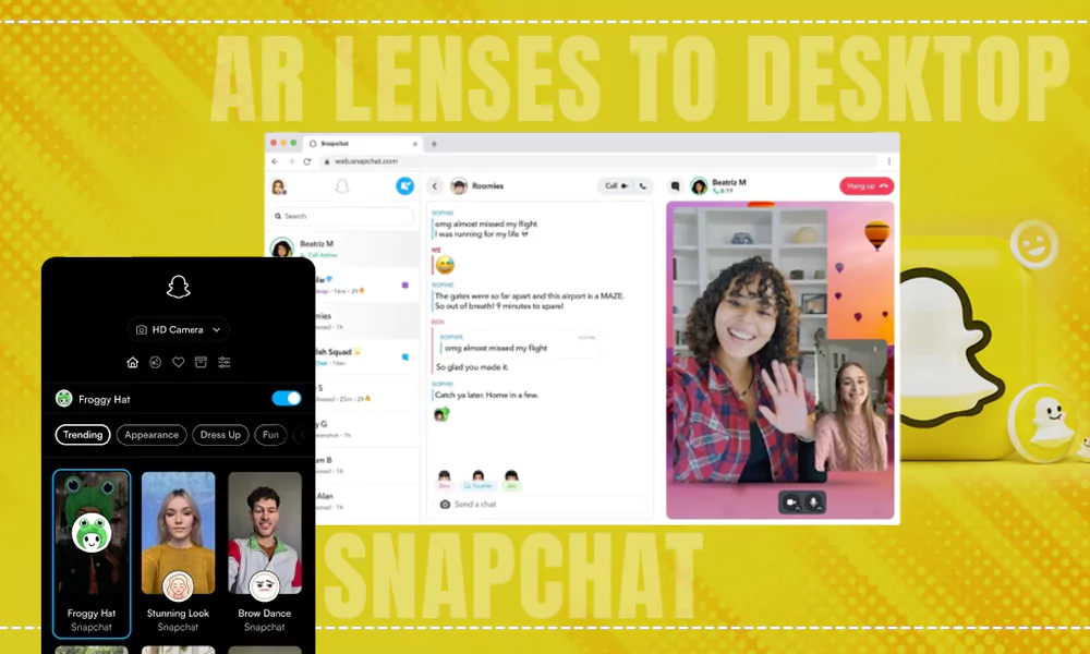 ar lenses to desktop