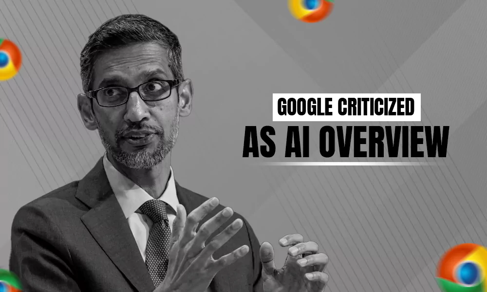google criticized as ai overview