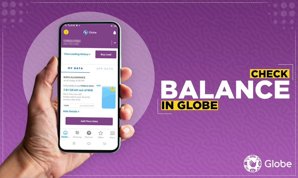 how to check balance in globe