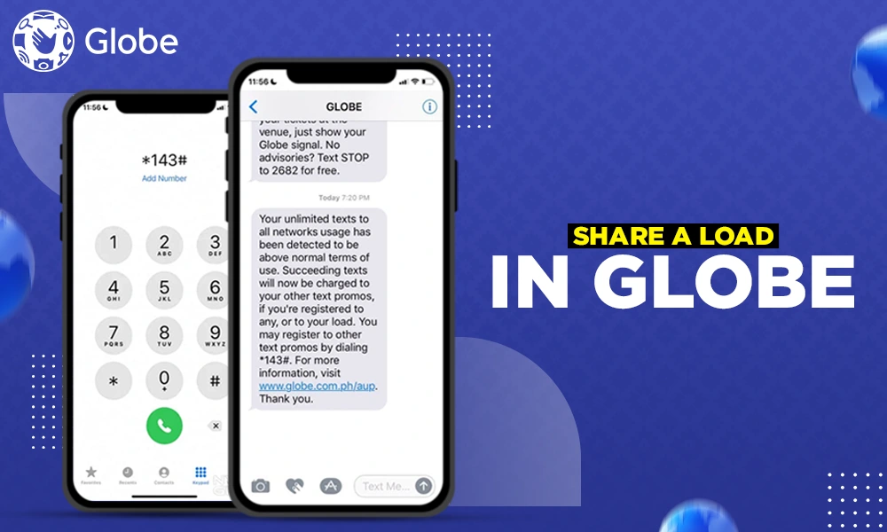 how to share a load in globe