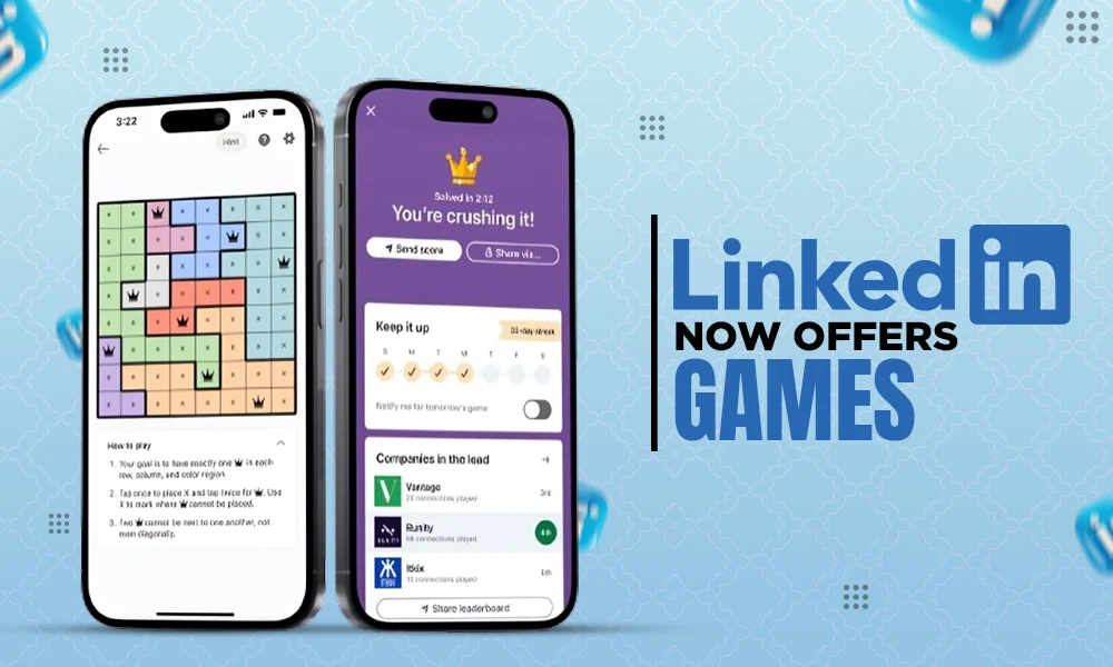 linkedin now offers games
