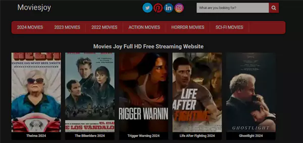 Homepage of Moviesjoy