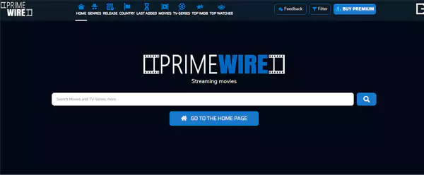 Homepage of Primewire