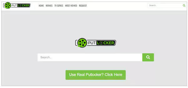 Homepage of Putlocker