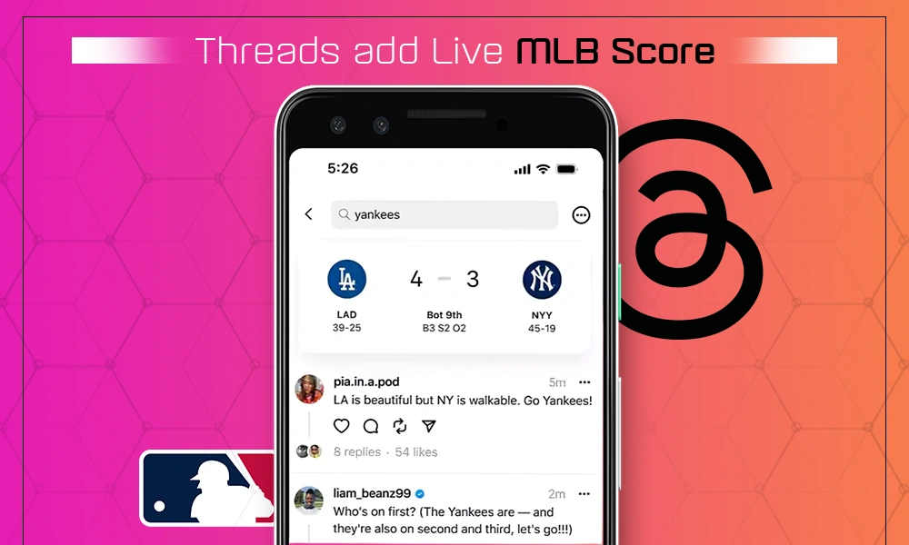 mediapractLive MLB Score on threads