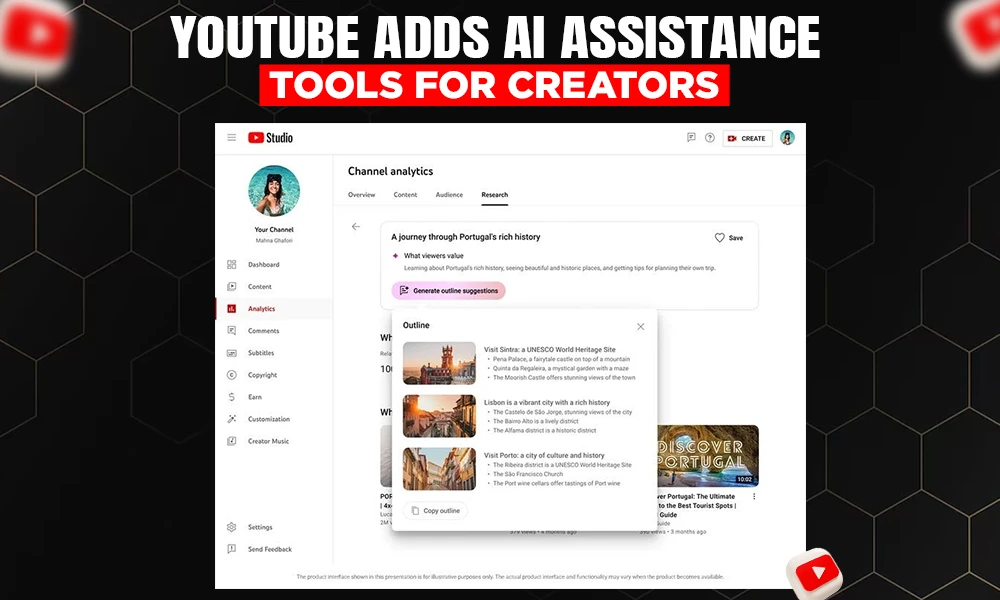 youtube adds ai assistance tools