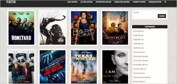 Flicker free movies online sale