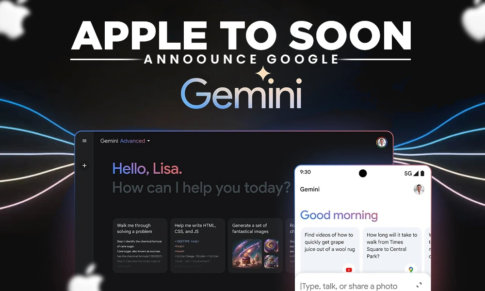 apple to soon announce google gemini