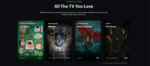 Hulu interface 