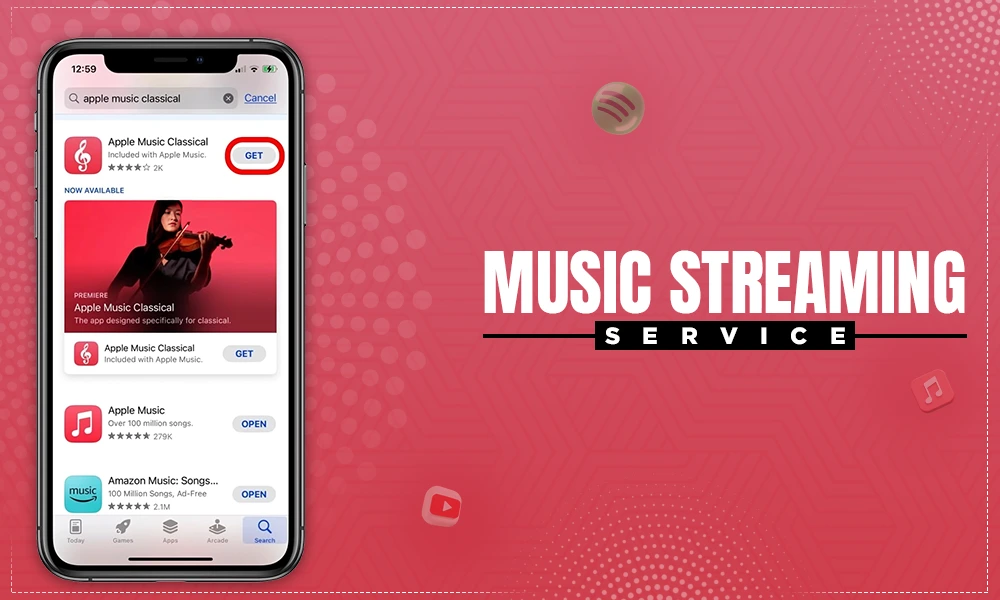 music streaming service