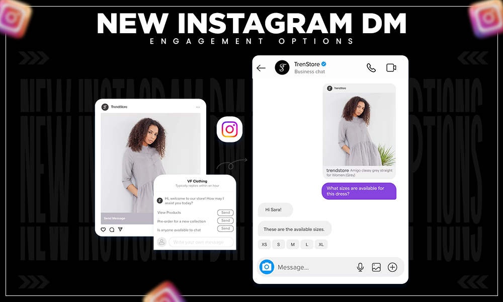 new instagram dm engagement options