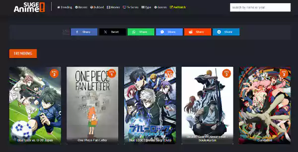 Anime Suges Homepage