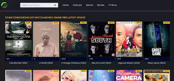 Home page of F2Movies