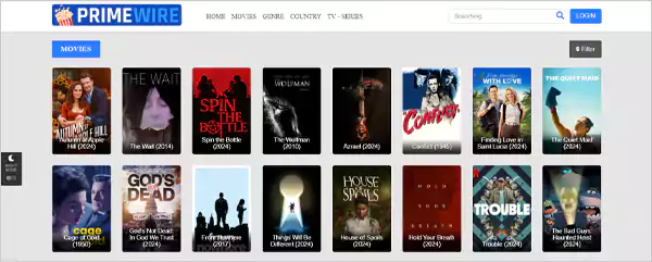 Primewire free movie streaming platform